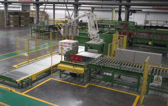 Dobra cena. Automatyczna linia produkcyjna wełny skalnej z regulowanym rozmiarem filcu 1000 mm i prędkością linii 2-40 m/min w Internecie