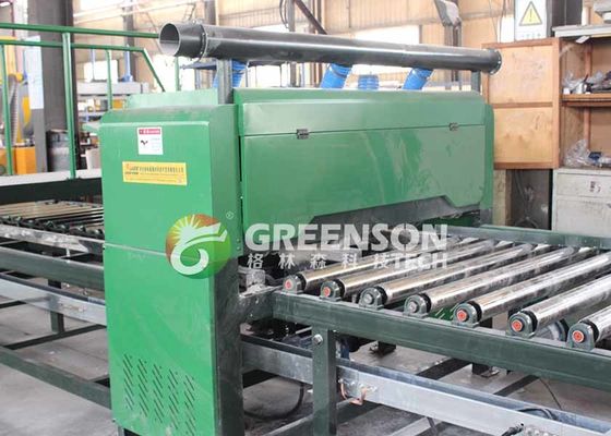 Trwałe 1230 mm szerokości płytki gipsowej Stropów Linia produkcyjna Fabryka maszyny do produkcji