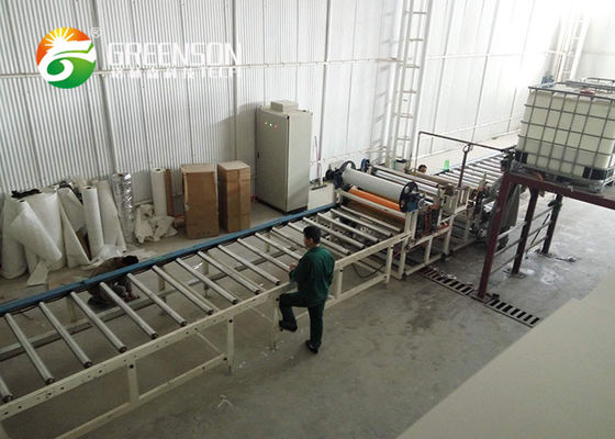 Maszyna do powlekania płytki aluminiowej z wytłaczaniem płytki gipsowej z podwójnej strony z folii PVC