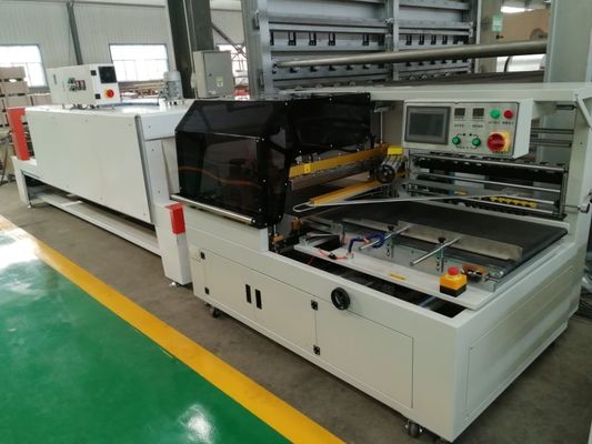 1200*600 mm w pełni zautomatyzowane gipsowe płytki sufitowe tworzące maszynę do kleju wodnego do filmu PVC