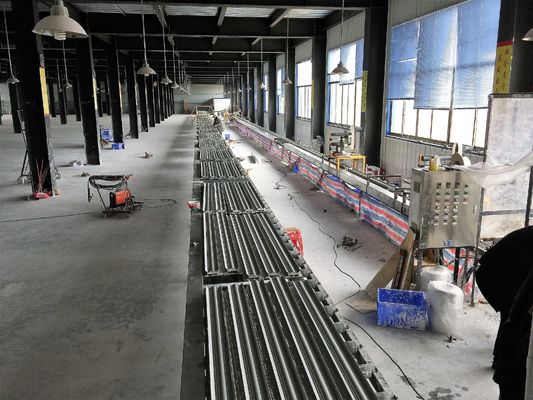 Automatyczna linia produkcyjna gipsowo-gzymsowa ze sterowaniem centralnym PLC