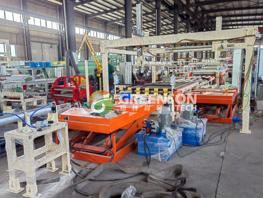 Dobra cena. Fully Automatic Lamination Machine for PVC Film Gypsum Board with 380V 50HZ Voltage and 2-6 Million Square Meters Capacity w Internecie