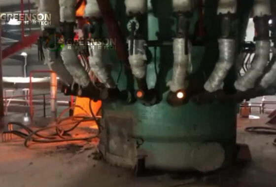 Linia produkcyjna wełny skalnej sterowana PLC do ochrony termicznej i przeciwpożarowej z możliwością dostosowania napięcia