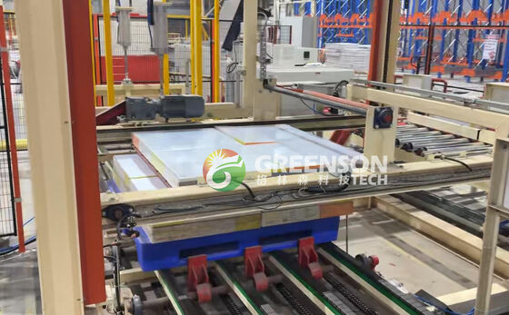 Dobra cena. Maszyna do tworzenia płyt gipsowych powlekanych foliowo z PVC o mocy 55 kW o maksymalnej szerokości laminacji 1300 mm do 2-6 milionów mkw/rok Produkcja w Internecie