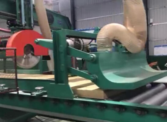 Linia produkcyjna wełny skalnej utwardzanej w wysokiej temperaturze sterowana przez PLC, o gęstości surowca 80-200 kg/m3