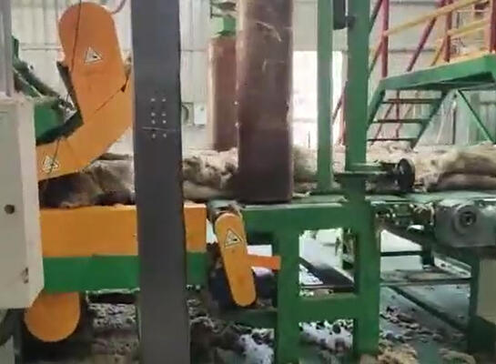 Linia produkcyjna wełny skalnej 380V z prędkością przenoszenia 40~120 m/min i szerokością 600mm-2400mm dla płyt wełny mineralnej