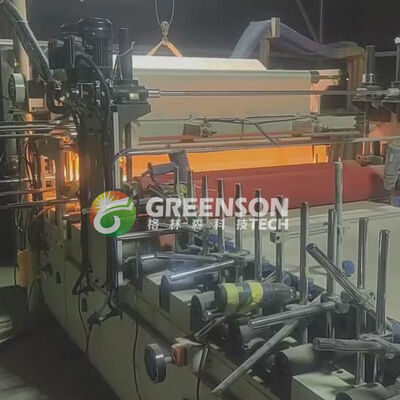 Dobra cena. W pełni automatyczna maszyna do laminowania klejem topliwym PUR do tkanin z prędkością produkcji 5-17 m/min w Internecie