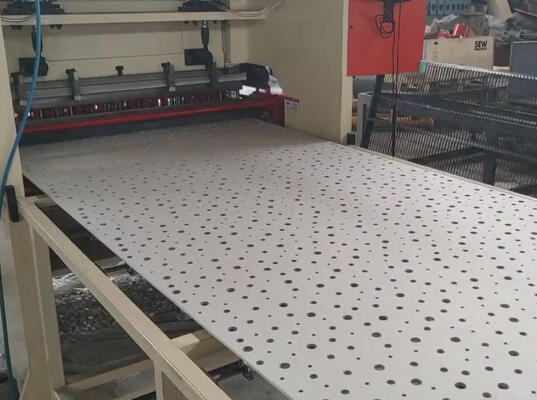 Fully Automatic Sheet Perforation Line 1220x2440 Sheet Perforation Machine