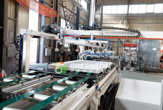 Fast Gypsum Board Strip Cutting Machine For 1200 Mm*2400 Mm Boards Producing 100mm Wide Slats