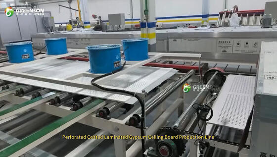 Przyjazna dla środowiska linia produkcyjna do natryskiwania płyt gipsowych