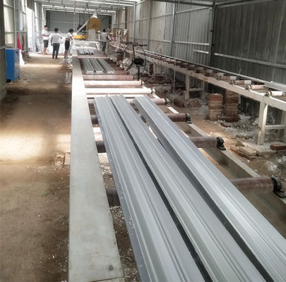 Sufitowa gipsowa formowanie tynków Pośrednie oświetlenie gzymsów Linia produkcyjna